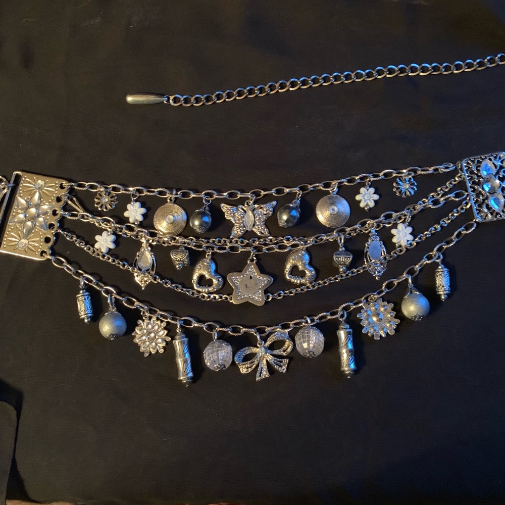 Silver Charm Belt